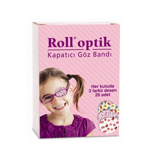 Roll Optik Kapatıcı Göz Bandı KIZ 20 Adet ürün görseli 1
