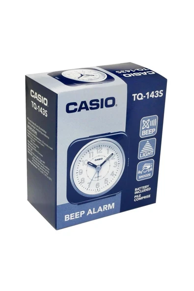 CASIO TQ-143S-1DF Masa Saati - Resim 6
