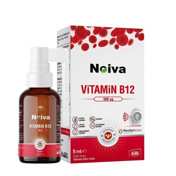 Noiva Vitamin B12 500 mcg Sprey 5ml ürün görseli 1