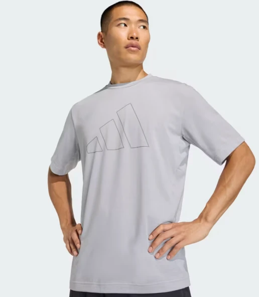 adida Workout Esentials Feerady Logo T-Shirt KC5283 - Resim 5