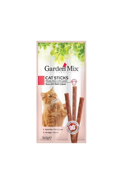 Garden Mix Stick Kedi Ödülü Kuzu Etli 3x5 gr ürün görseli 1