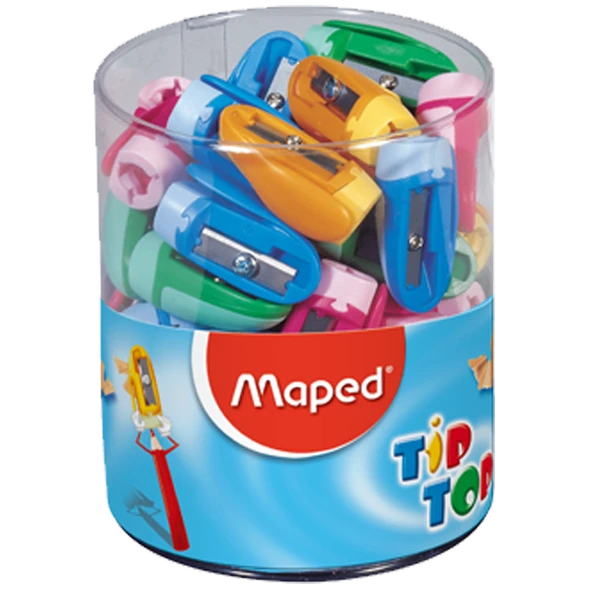 Maped Öğrenci Kalemtraşı Tip Top Tekli Klipsli 501600 ürün görseli 1