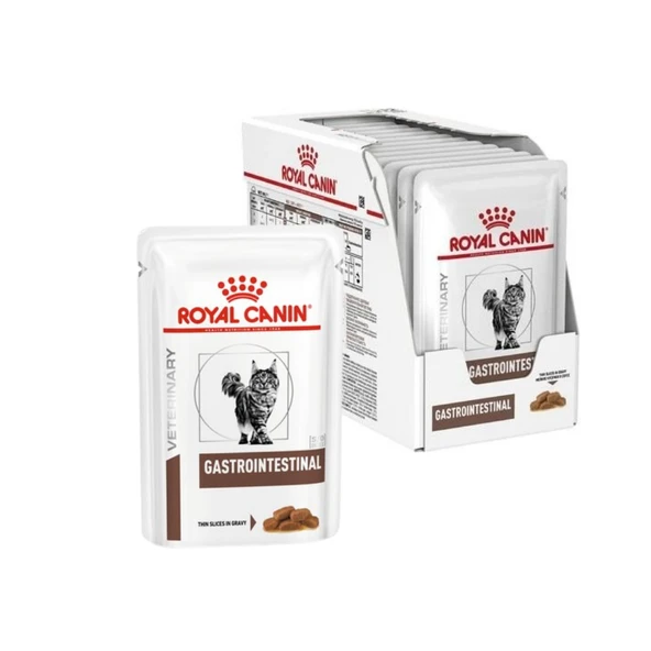 Royal Canin Gastrointestinal Yaş Kedi Maması 12x85 Gr ürün görseli 1