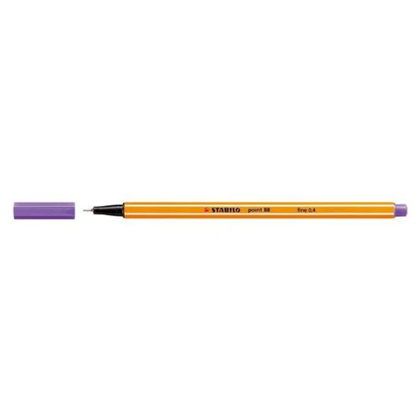 Stabilo 88/55 İnce Uçlu Keçeli Kalem 88 Point 0.4 Mm Mor (10 Lu Kutu) ürün görseli 1
