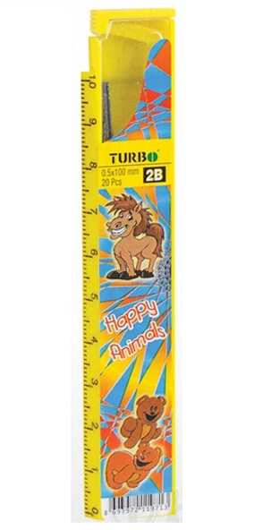 Pensan Turbo Min Versatil Kalem Ucu Cetvelli 60 Mm 2B 0.5 Mm (1 Tüp) ürün görseli 1