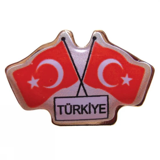 Vatan Vt628 Rozet İkili Bayraklı Türkiye 30 Lu (1 Paket 30 Adet) ürün görseli 1