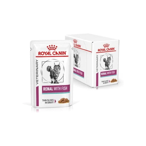 Royal Canin Renal Fish Yaş Kedi Maması 12x85 Gr ürün görseli 1