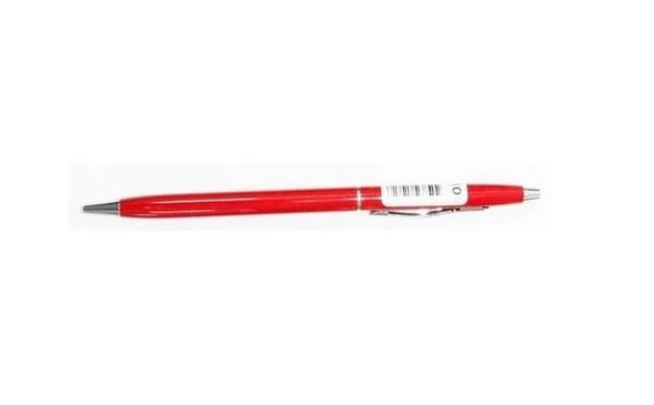 Steelpen 610 Global Slim İnce Çevirmeli Tükenmez Kalem 1.0 Mm (Metal) Krom Bordo (Koyu Kırmızı) ürün görseli 1