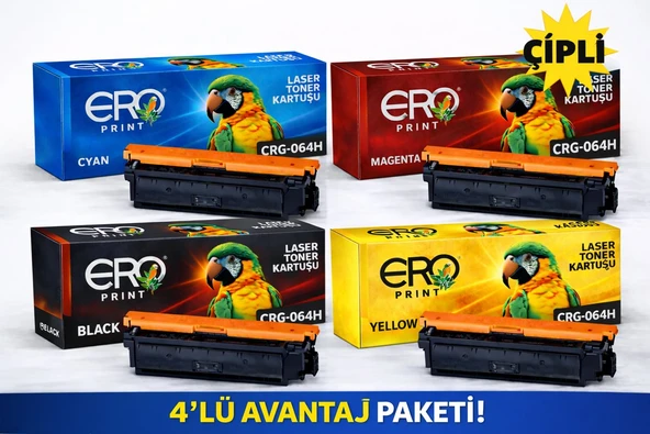Canon İ-sensys LBP-720C Serisi Muadil Toner - 4 Renk Set ürün görseli 1