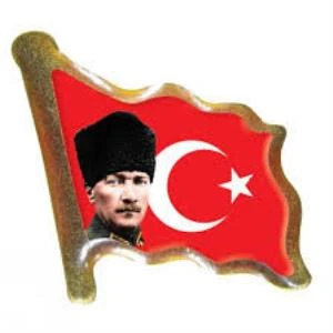 Vatan Vt614 Rozet Atalı Kalpaklı Bayraklı Dalgalı 30 Lu (1 Paket 30 Adet) ürün görseli 1