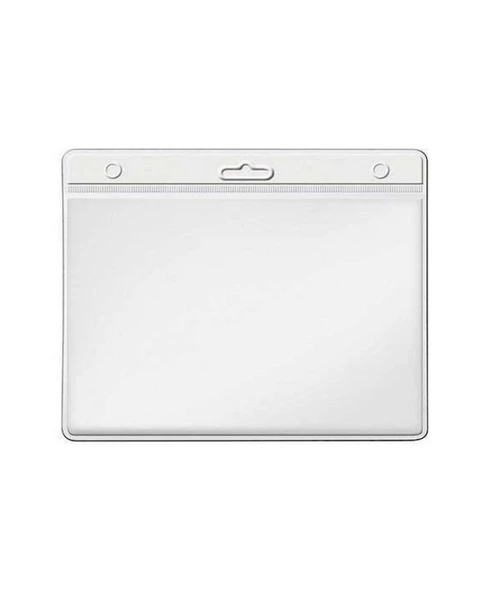 Persona 301 Yaka Kartı Poşeti Takviyeli 9,3X6,3 Cm Şeffaf (100 Lü Paket) ürün görseli 1