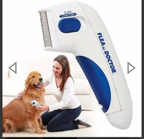 Pilli pire tarağı kedi ve köpekler için uygundur ürün görseli 1