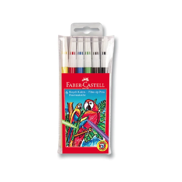Faber-Castell Keçeli Kalem 6 Renk Yıkanabilir 5067155106 ürün görseli 1