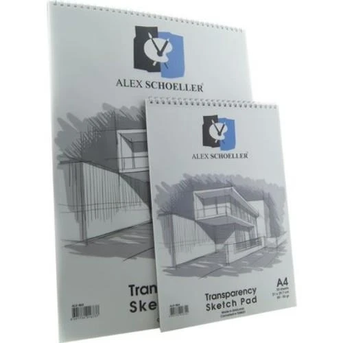 Alex Schoeller 864 A4 Dikey Spiralli Eskiz Çizim Blok 50-55 Gram A.ESK.BLK.050.04 ürün görseli 1
