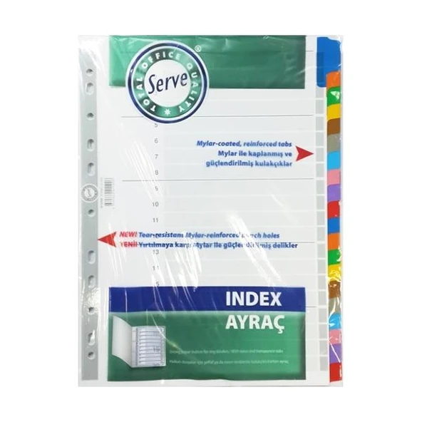Serve Sv-5526-K Karton Seperatör 20 Renk ürün görseli 1