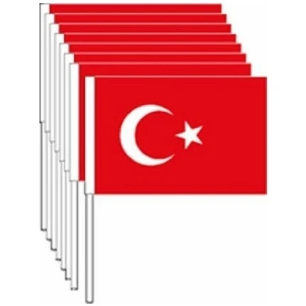 Vatan Battal Boy Sopalı Türk Bayrağı 50 Li Vt803 ürün görseli 1