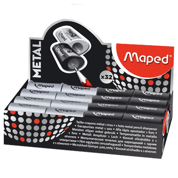 Maped Satelit Metal Kalemtraş Tek Delikli 534019 (1 Adet) ürün görseli 1
