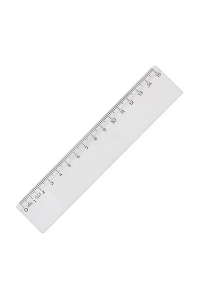 Hatas Geniş Plastik Büro Cetveli 15 Cm 00140 ürün görseli 1