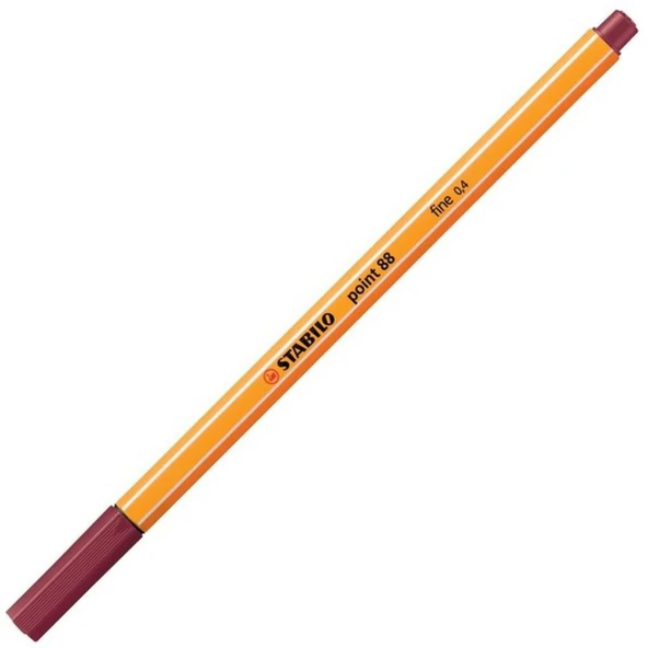 Stabilo 88/19 İnce Uçlu Keçeli Kalem 88 Point 0.4 Mm Vişne Çürüğü (10 Lu Kutu) ürün görseli 1