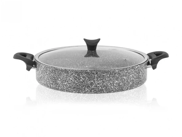 Taç Ultra 24 cm Basık Granit Tencere ürün görseli 1