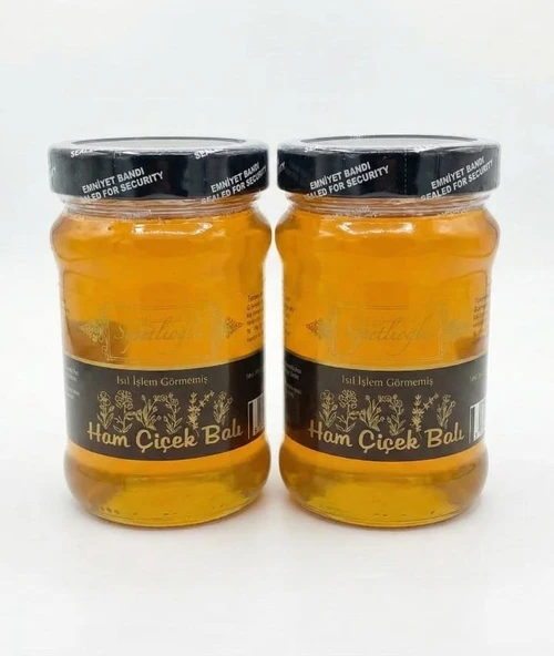 Sepetçioğlu Kastamonu Meşhur Doğal Ham Çiçek Balı 2 Li Set 800 G (Isıl İşlem Görmemiş) ürün görseli 1