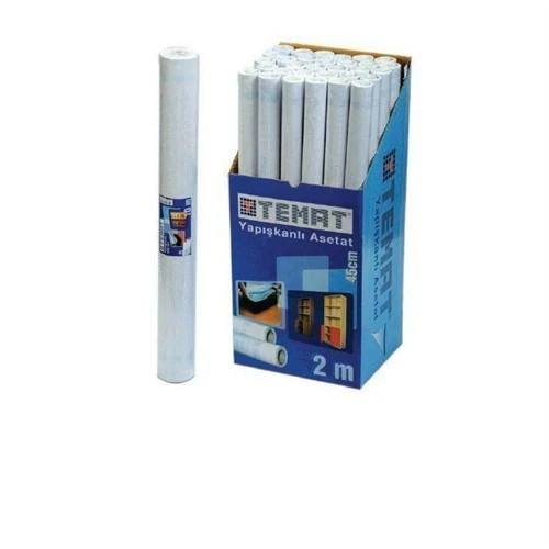 Temat Yapışkan Asetat Şeffaf Folyo 45Cm X 10 Metre 11593 ürün görseli 1