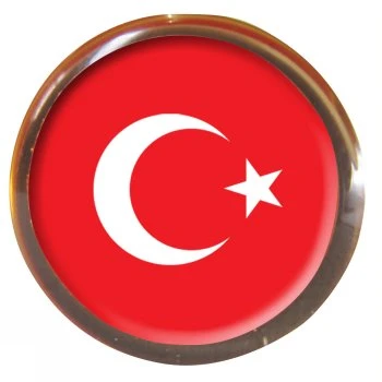 Vatan Vt601 Rozet Türk Bayraklı Yuvarlak 30 Lu (1 Paket 30 Adet) ürün görseli 1