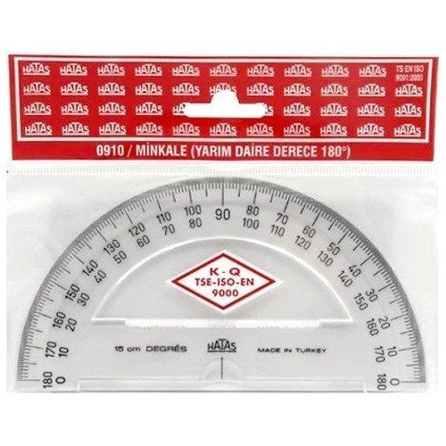 Hatas Minkale Plastik 15 Cm 180 Derece 0910 ürün görseli 1