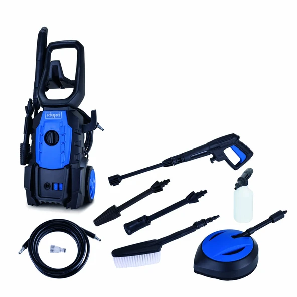 Scheppach HPC1600-Kit 1600W 135Bar Basınçlı Yıkama Makinesi ürün görseli 1