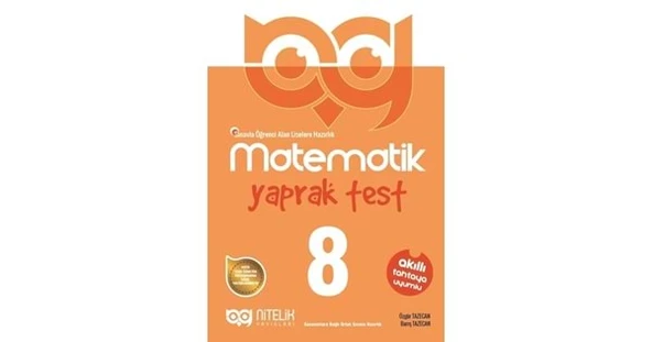 Nitelik Yayınları 8. Sınıf Matematik Yaprak Test ürün görseli 1