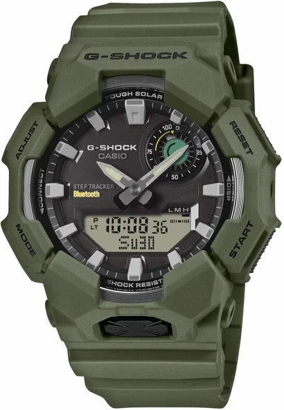 Casio GA-B010-3ADR Quartz Yeşil Silikon Kordon 20 ATM 49 mm Erkek Kol Saati ürün görseli 1