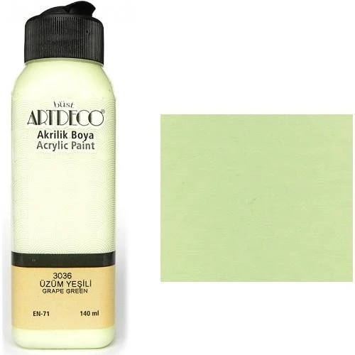 Artdeco Akrilik Boya 140 Ml Üzüm Yeşili Y-070R-3036 ürün görseli 1