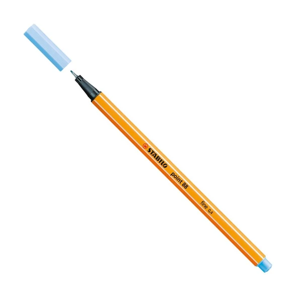 Stabilo 88/11 İnce Uçlu Keçeli Kalem 88 Point 0.4 Mm Buz Mavisi (10 Lu Kutu) ürün görseli 1