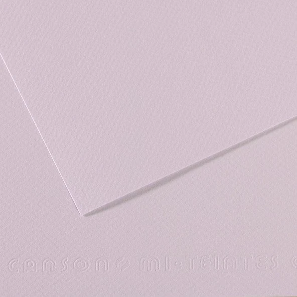 Canson Dokulu Fon Kartonu 50X65 Cm 160 Gr 104 Lilac 25 Li (1 Paket 25 Adet) ürün görseli 1