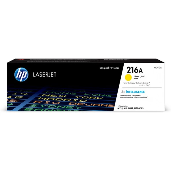 216A Yellow Sarı 850 Sayfa Toner W2412A ürün görseli 1