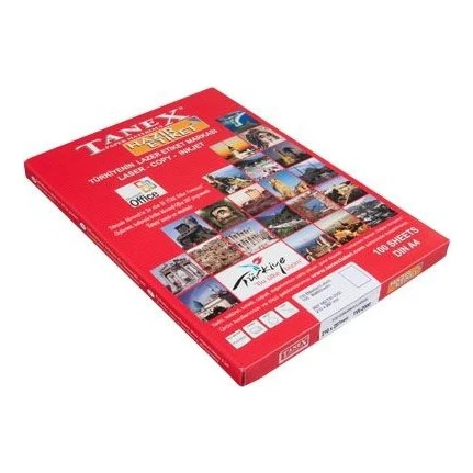 Tanex Tw-2297 Lazer Etiket 105X297 Mm Tw2297Las10100 ürün görseli 1