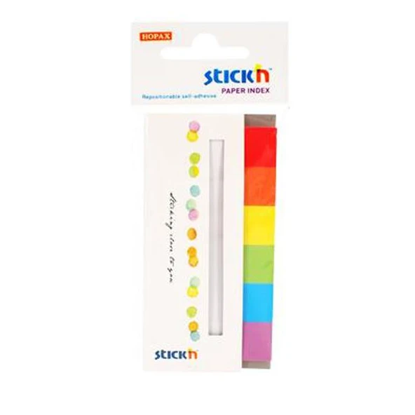 Hopax Stickn İndex İşaret Bant Filmi 50X20 6 Renk 180 Yaprak 4-2159800-5001 ürün görseli 1