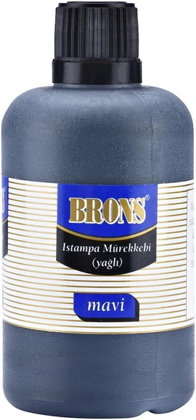 Brons Br-321 Stampa Mürekkebi Yağlı Mavi 500 Cc ürün görseli 1