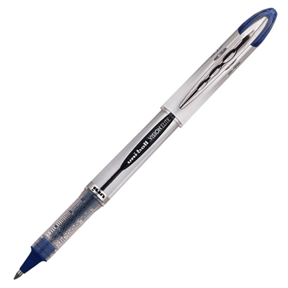 Uni-Ball Ub-200 Roller Kalem Vision Elite Bilye Uç 0.8 Mm Mavi (12 Li Kutu) ürün görseli 1