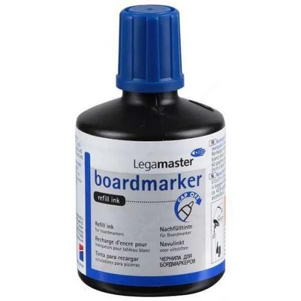 Legamaster Tahta Kalem Mürekkebi 100 Ml Mavi LM119903 ürün görseli 1