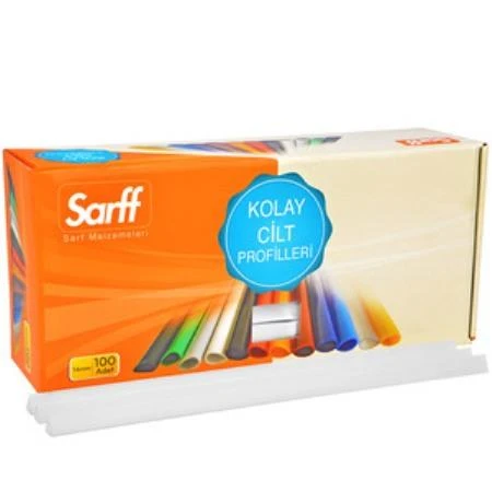 Sarff Sırtlık 6 Mm Şeffaf 100 Lü (1 Paket 100 Adet) ürün görseli 1