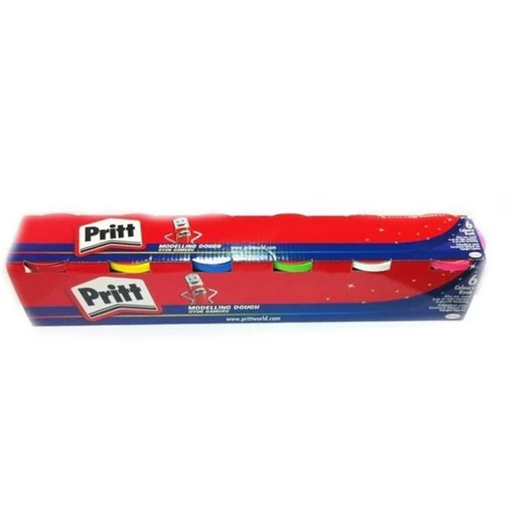 Pritt Oyun Hamuru 6 Renk 100 Gr 1831457 ürün görseli 1