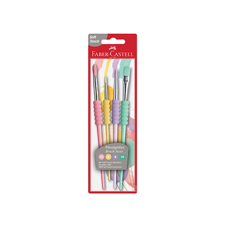 Faber-Castell Fırça Soft Touch Pastel 4 Lü ürün görseli 1
