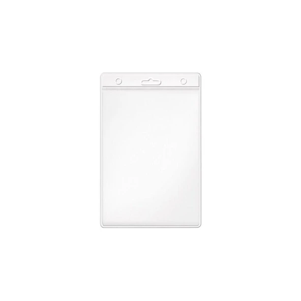 Sarff Yaka Kartı Poşeti Dikey Şeffaf 10X14,5 Cm 100 Lü (1 Paket 100 Adet) ürün görseli 1