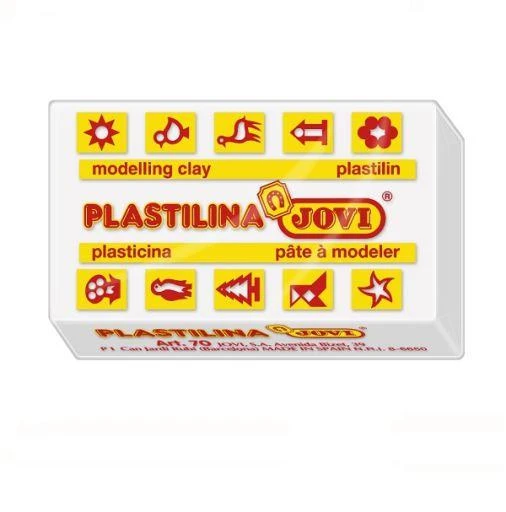 Jovi Plastilin Oyun Hamuru 30X50 Gr. Beyaz 30 Lu (1 Koli 30 Adet) ürün görseli 1