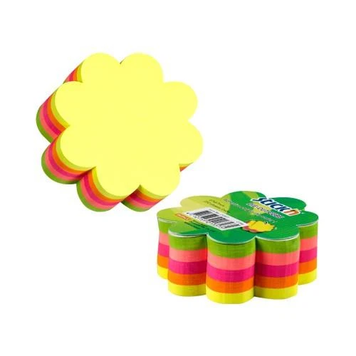 Gıpta Yapışkanlı Not Kağıdı 67X67 Mm Neon Papatya Şekilli 4-2135700-5001 ürün görseli 1