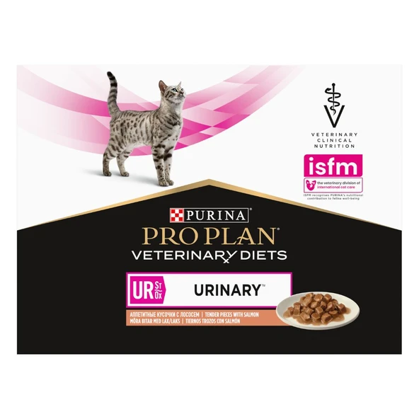 Pro Plan Urinary UR Somonlu Yaş Kedi Maması 10x85 Gr ürün görseli 1