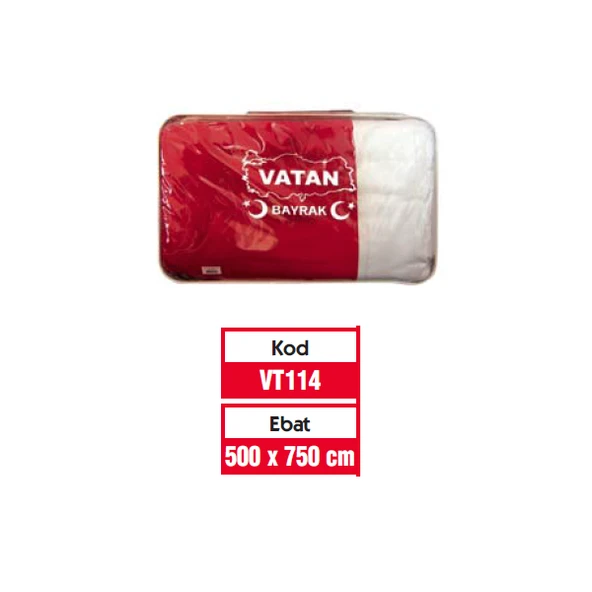 Vatan Türk Bayrağı 500X750 Cm 8697459080572 ürün görseli 1