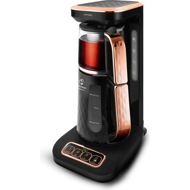 Karaca Çaysever Robotea Pro Quartz 4 in 1 Konuşan Çay Makinesi BAKIR ürün görseli 1