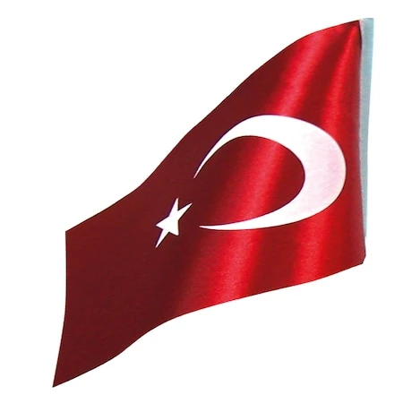 Vatan Vt201 Masa Türk Bayrağı Çift Katlı 15X22.5Cm (20 Li Paket) ürün görseli 1